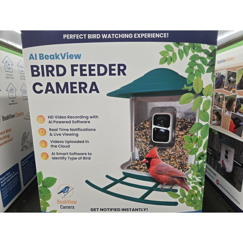 Bird Feeder Camera with HD Video and Night Vision