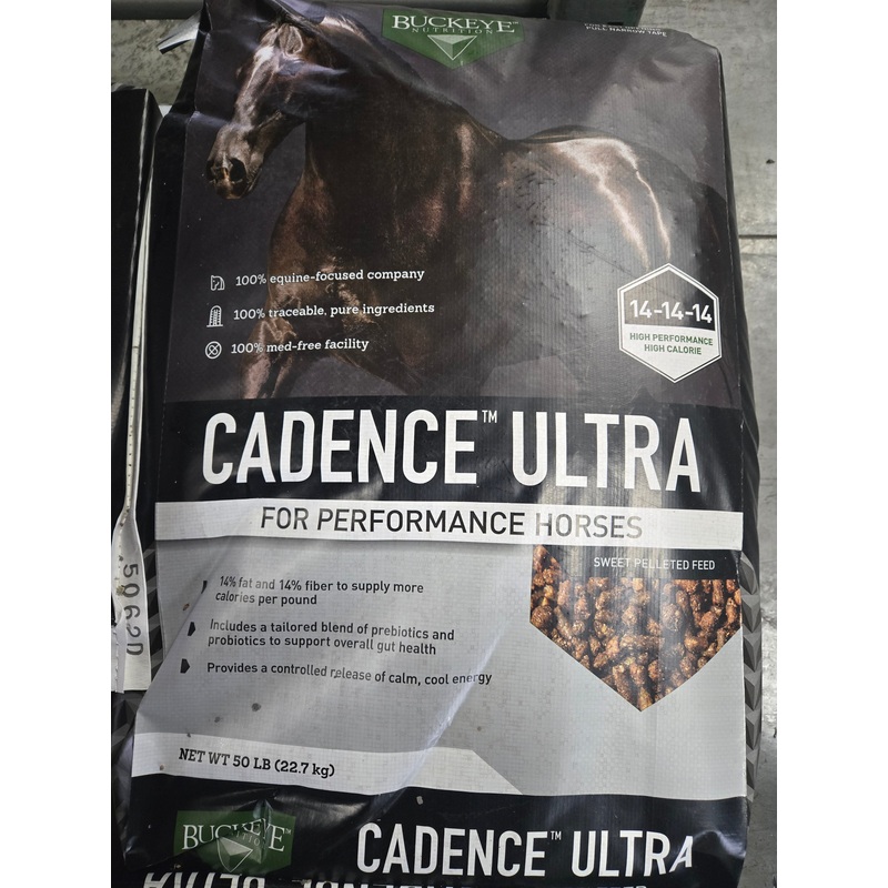 Buckeye Cadence Ultra Horse Feed (50 lbs)