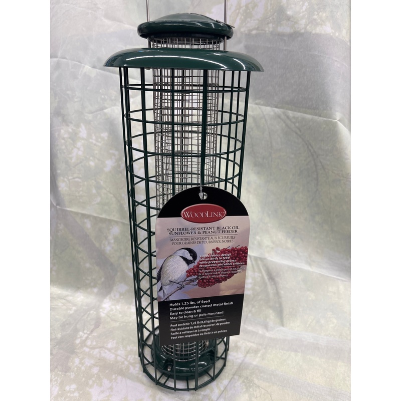 Caged Sunflower Seed Feeder