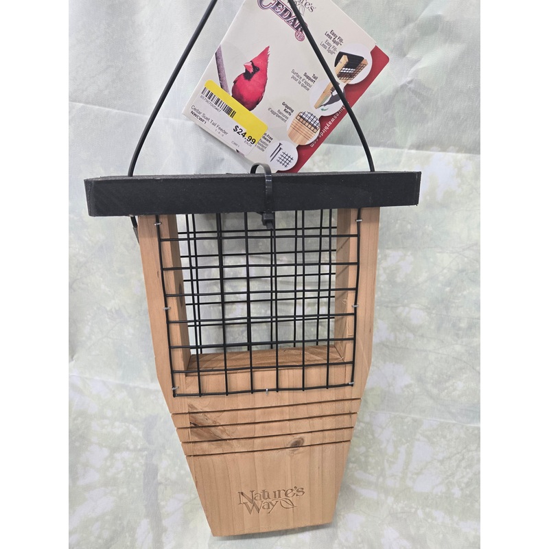 Cedar Suet Tail Feeder (1.5 lbs)