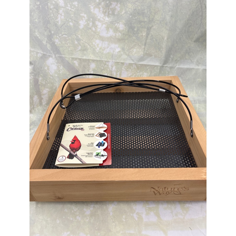 Cedar Tray Bird Feeder (2 lbs)