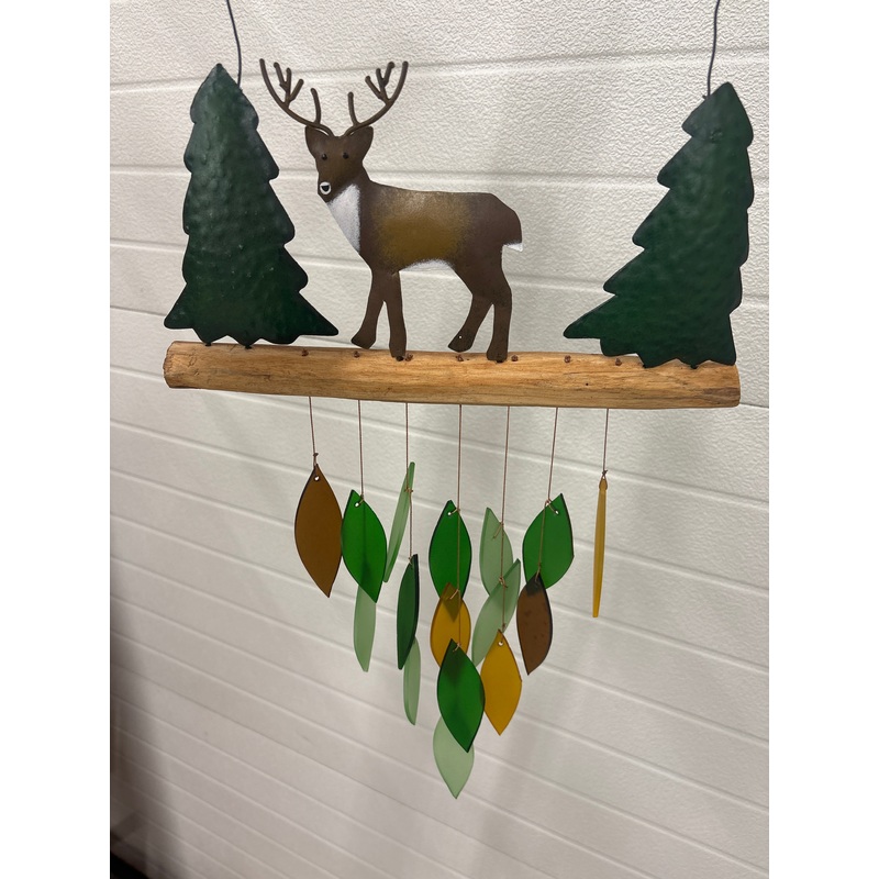Deer Wind Chime for Outdoor Decor and Bird Feeding