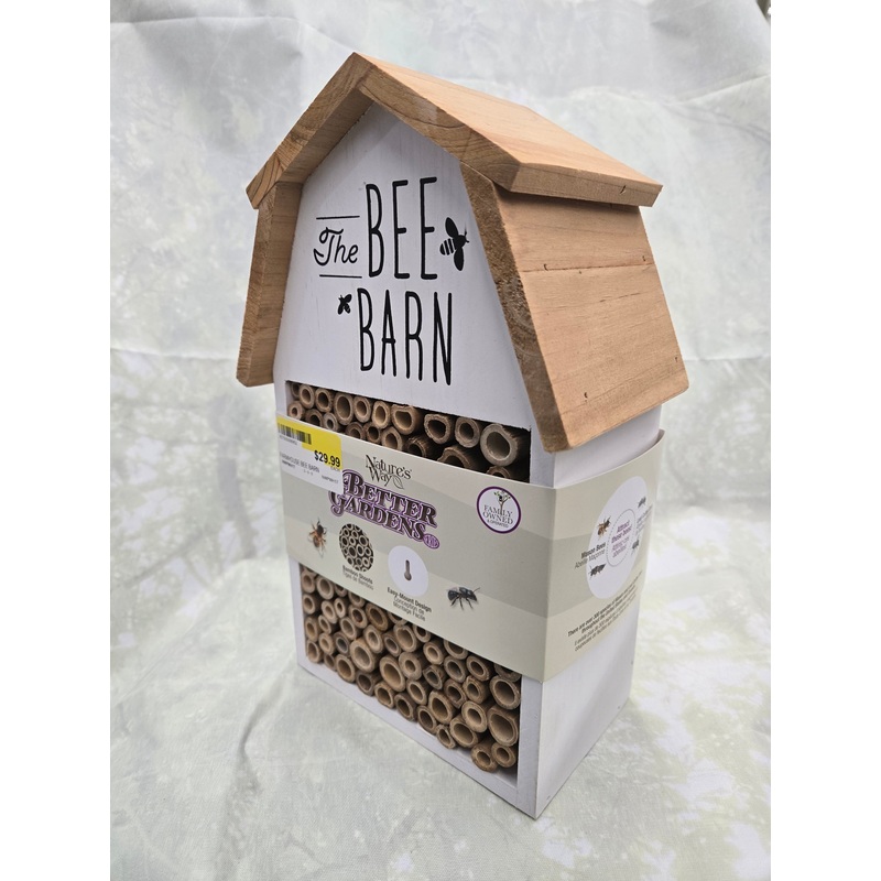 Farmhouse Bee Barn Bird Feeder