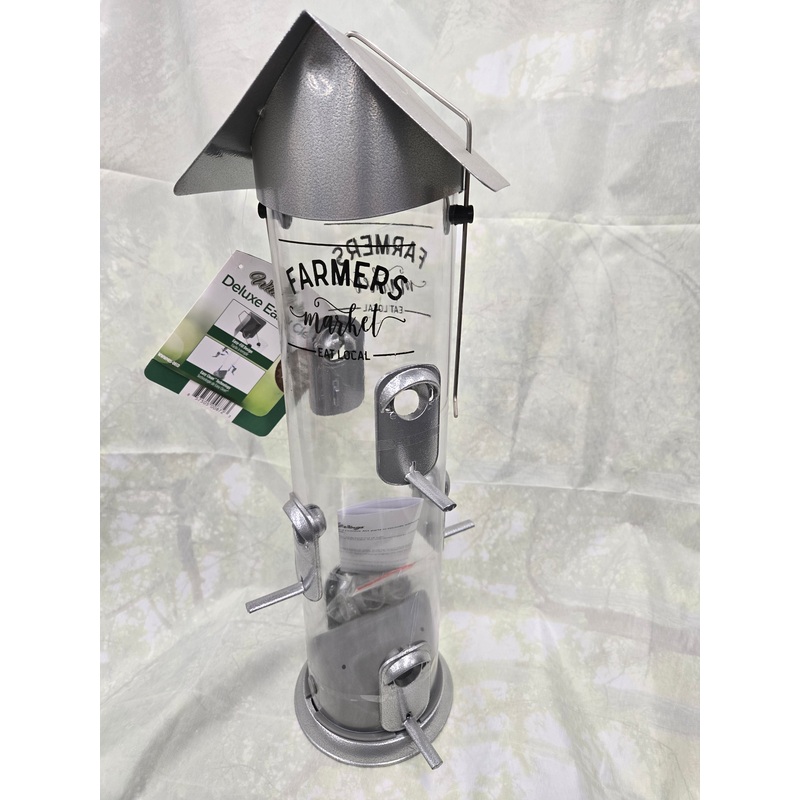 Farmhouse EZ Clean Metal Yard Decor for Bird Feeders, Bird Houses, Bird Baths, Wind Chimes, Flags