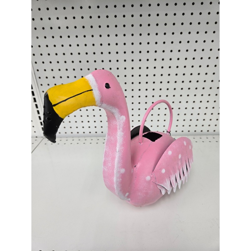 Flamingo Watering Can for Wild Birds