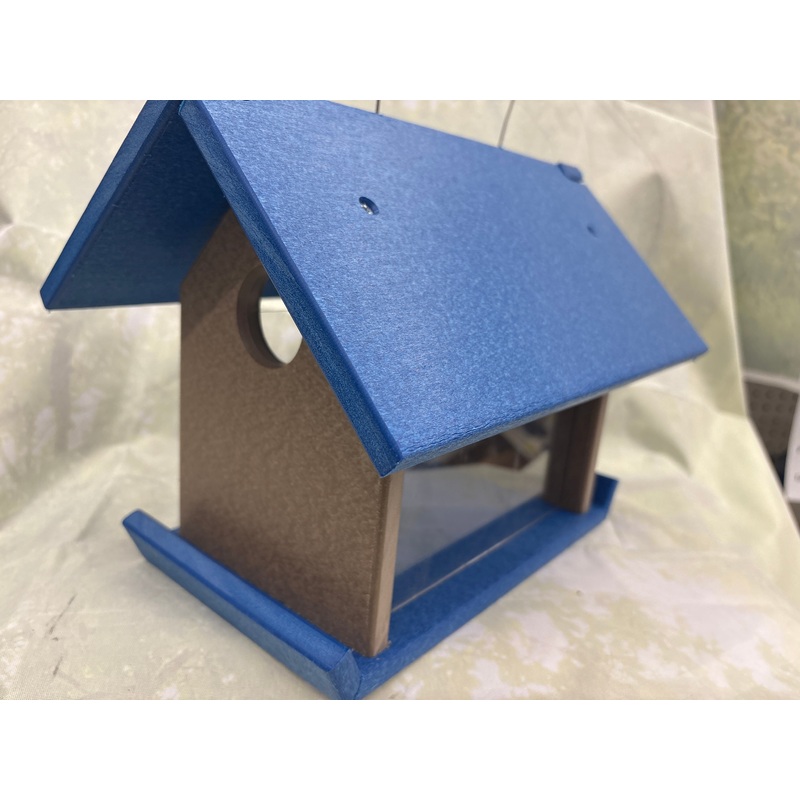Mealworm Feeder – Blue and Gray