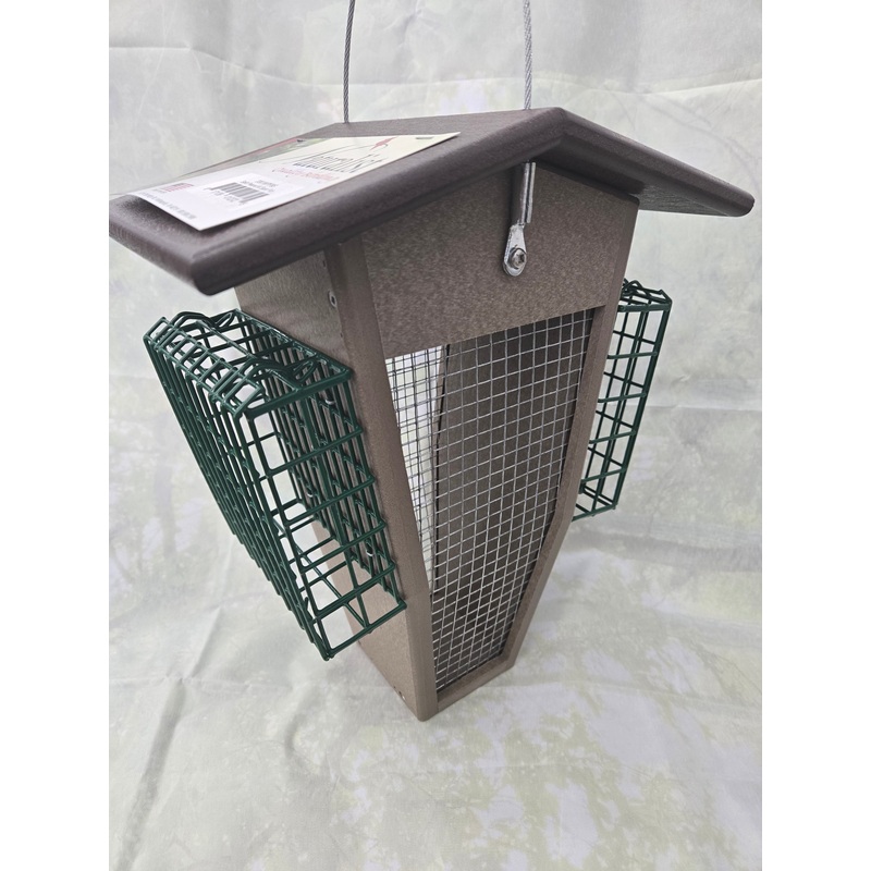 Peanut and Suet Feeder for Wild Birds
