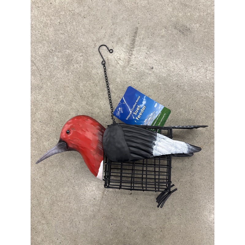 Red Head Woodpecker Feeder