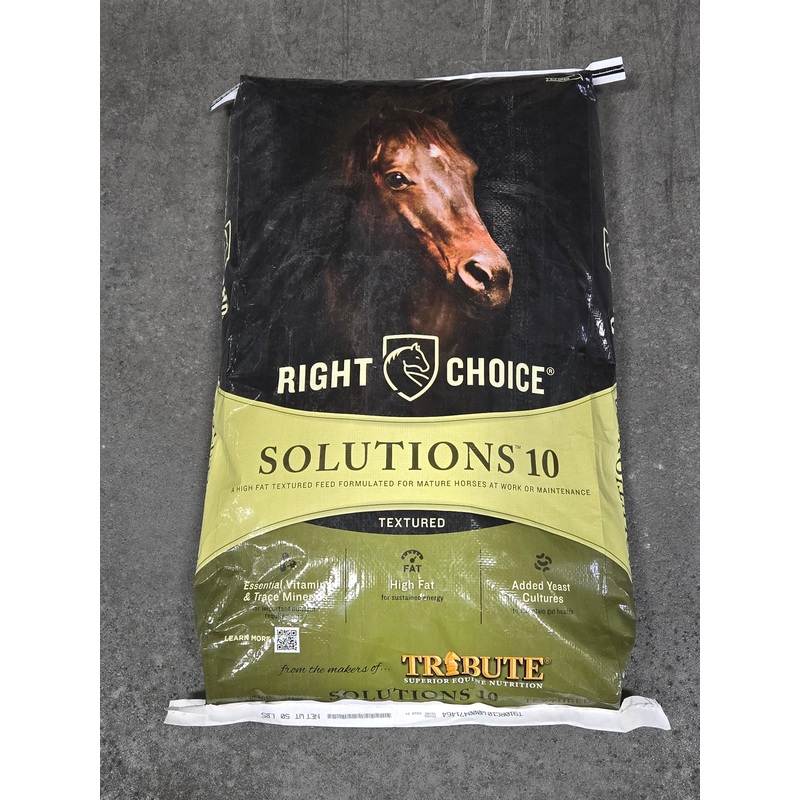 Right Choice 10 Horse Feed (50 lbs)