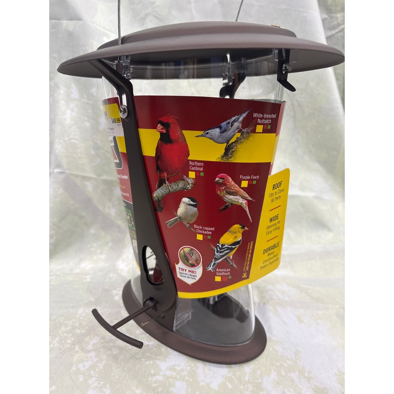 Squirrel-Proof Bird Feeder, 4 lb Capacity
