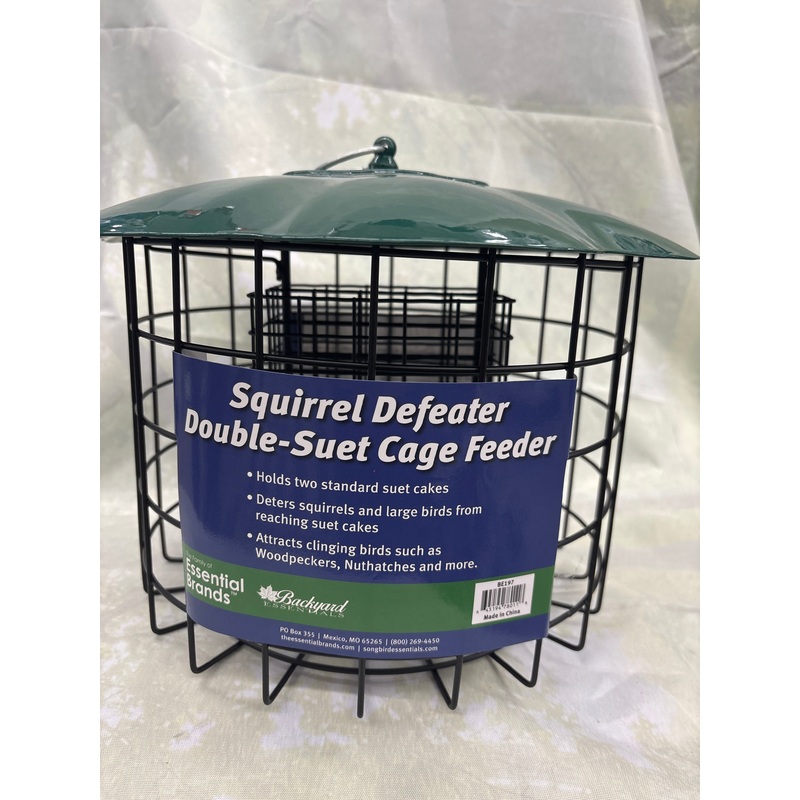 Squirrel-Proof Double Suet Feeder