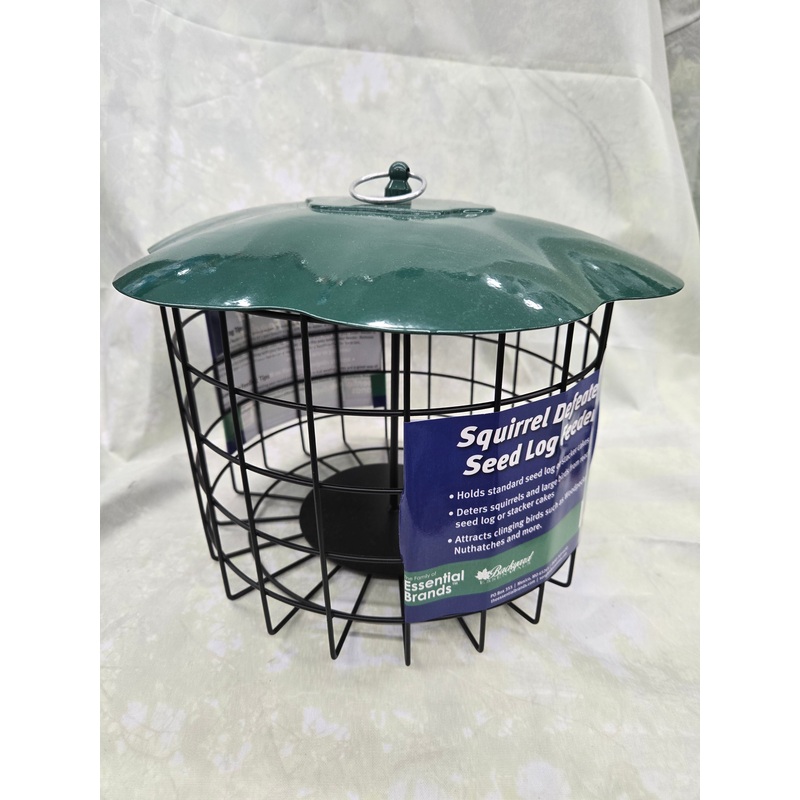 Squirrel-Proof Seed Log Feeder