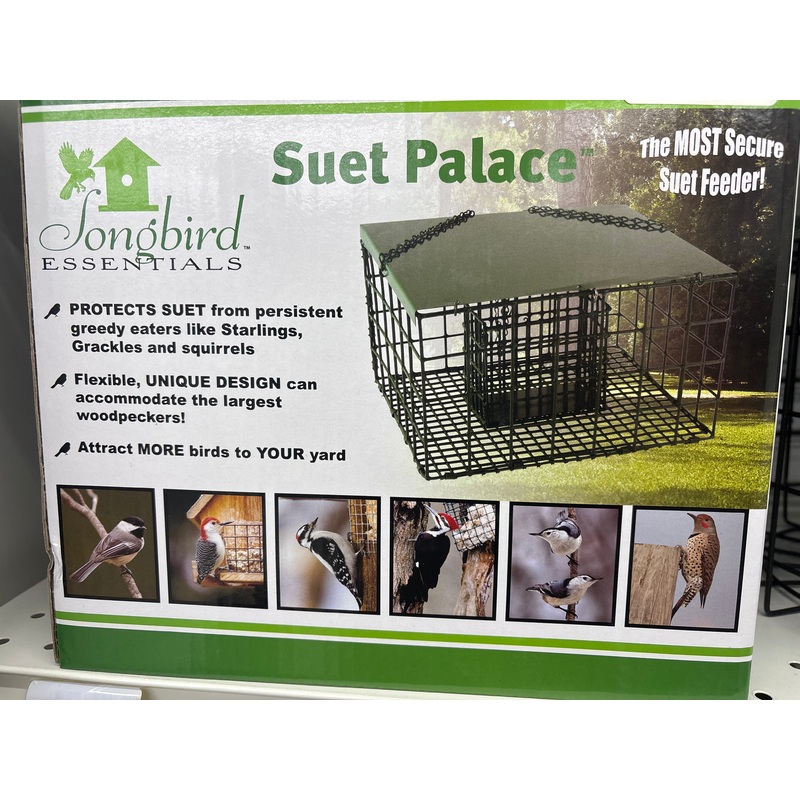 Squirrel Resistant Suet Palace