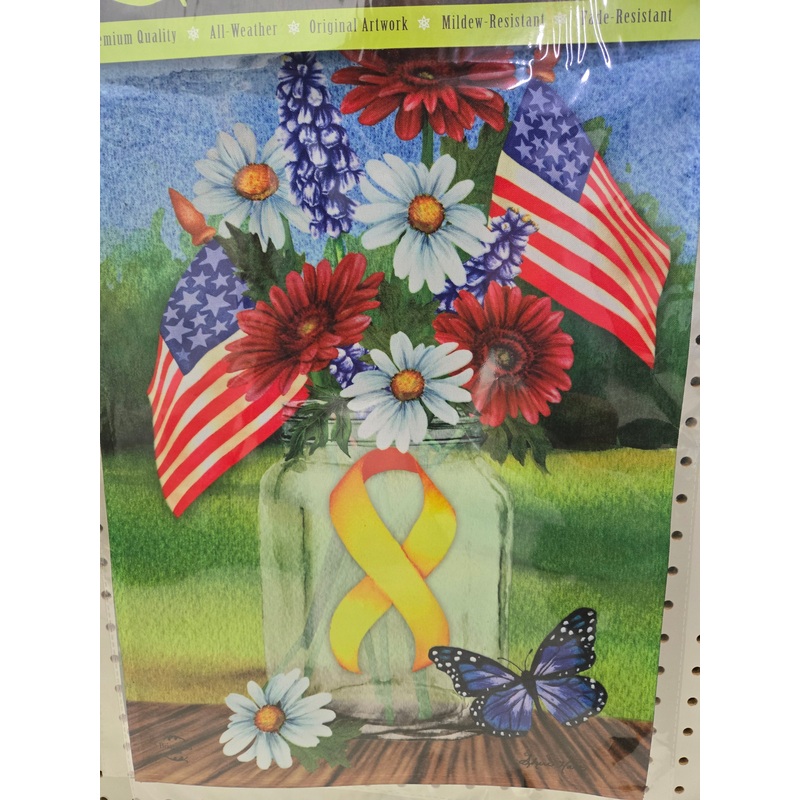 Support Our Troops Flag for Wild Birds