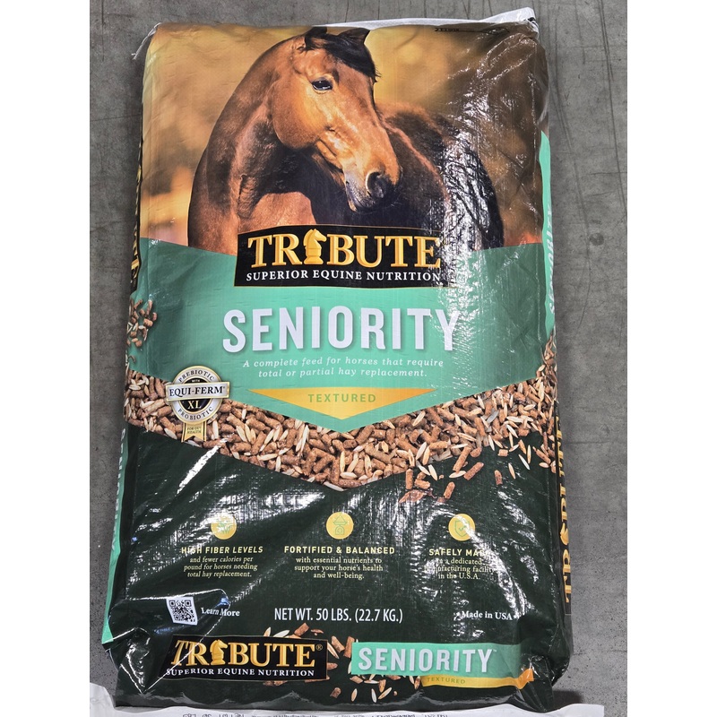Tribute Seniority Texture Horse Feed (50 lbs)
