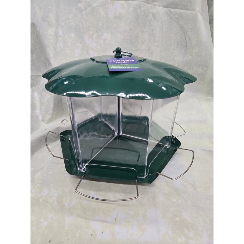 Triple Option Wild Bird Feeder