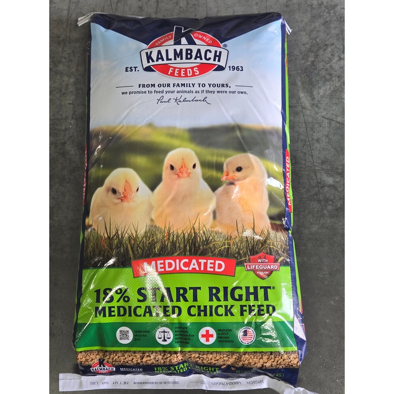 18% Medicated Chick Starter (50 lbs)