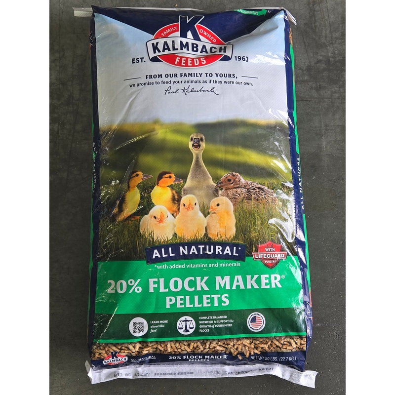 20 Flock Maker Pellets (50 lbs)