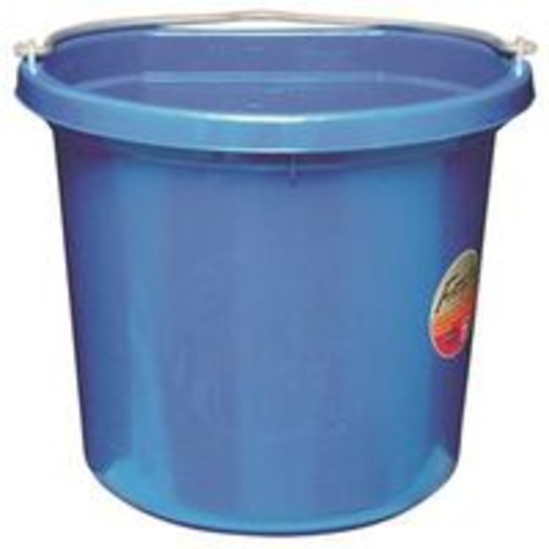 20 Qt Flatback Bucket – Blue (2.96 lbs)