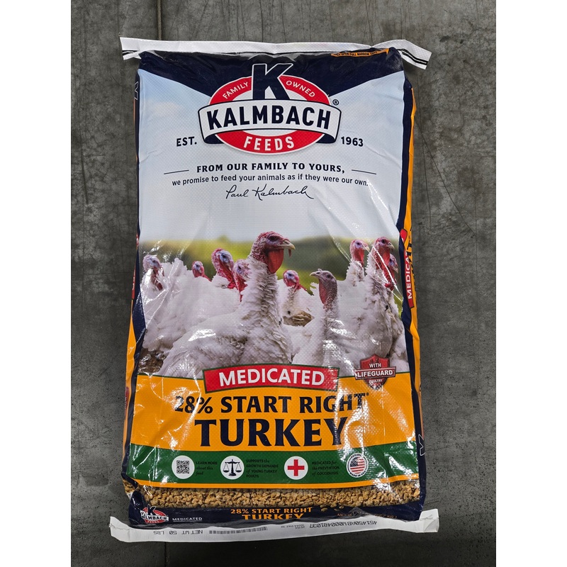 28% Turkey Starter Feed (50 lbs)