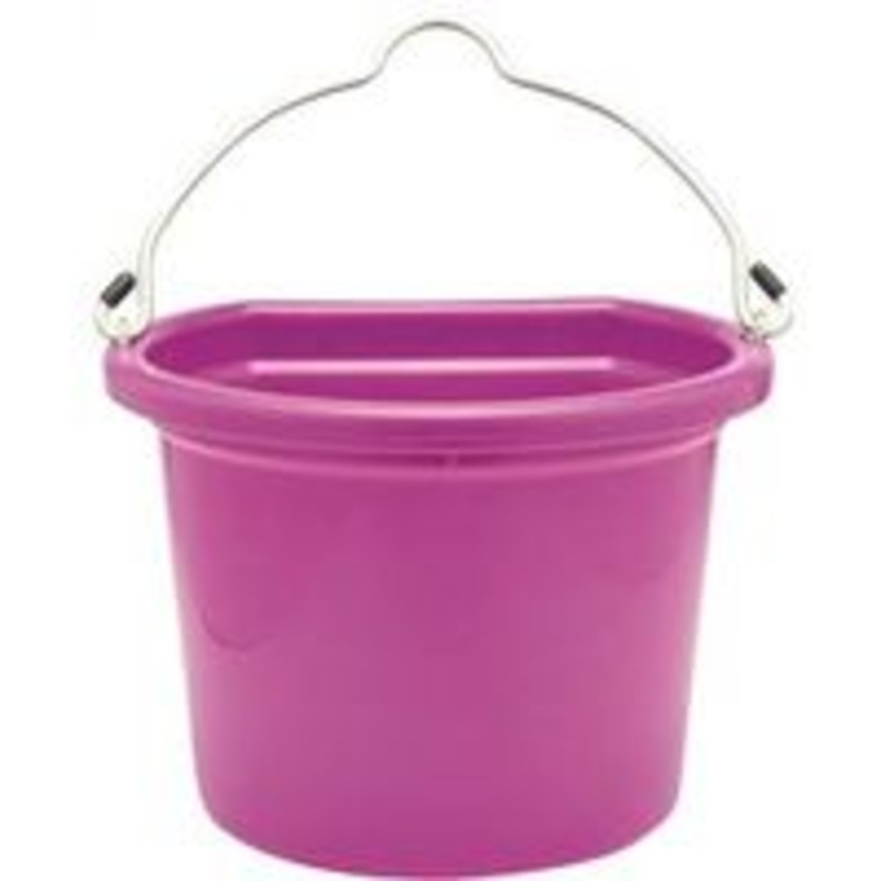 Pink Flat Back Bucket 20 Quart