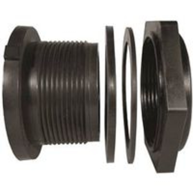 Tank Fitting, Poly, FPT, 3/4