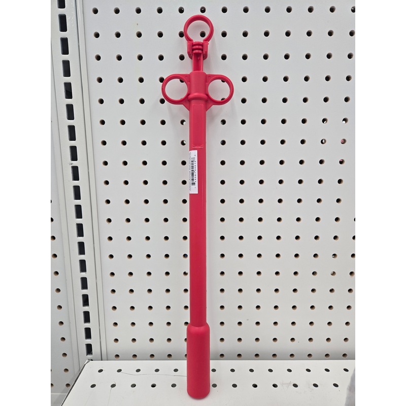 Balling Gun, Plastic, Red, Medium