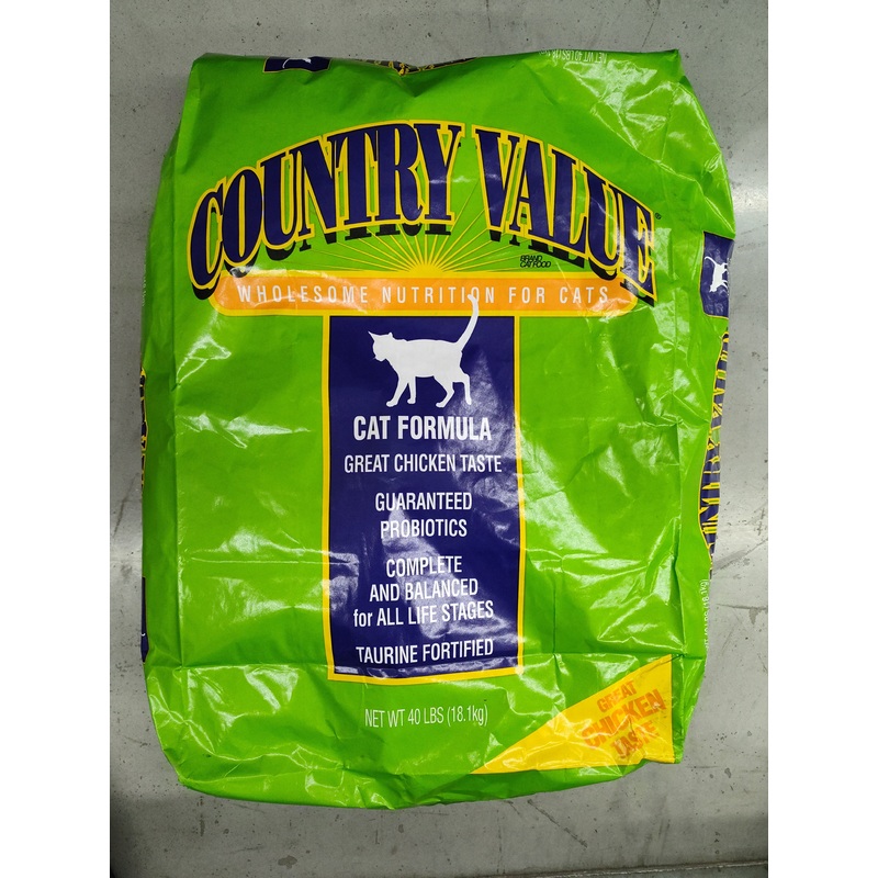 Country Value Cat Food (40 lbs)