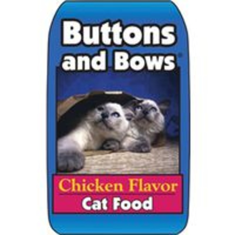 Food Cat Button Bows – 40 lb