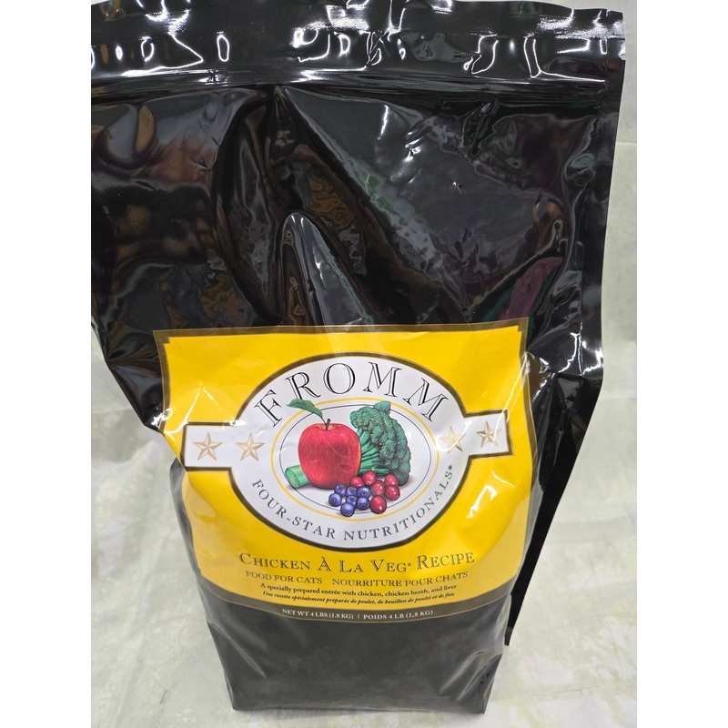 Fromm Chicken  La Veg Cat Food (4 lbs)