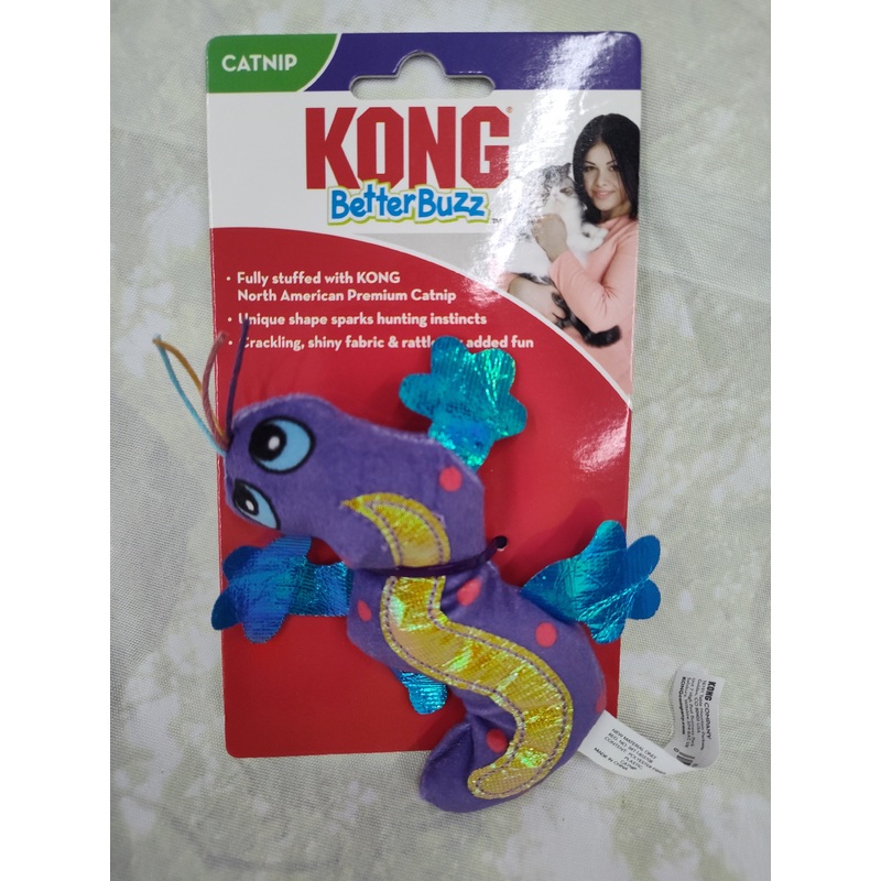 Kong Better Buzz Gecko Cat Toy