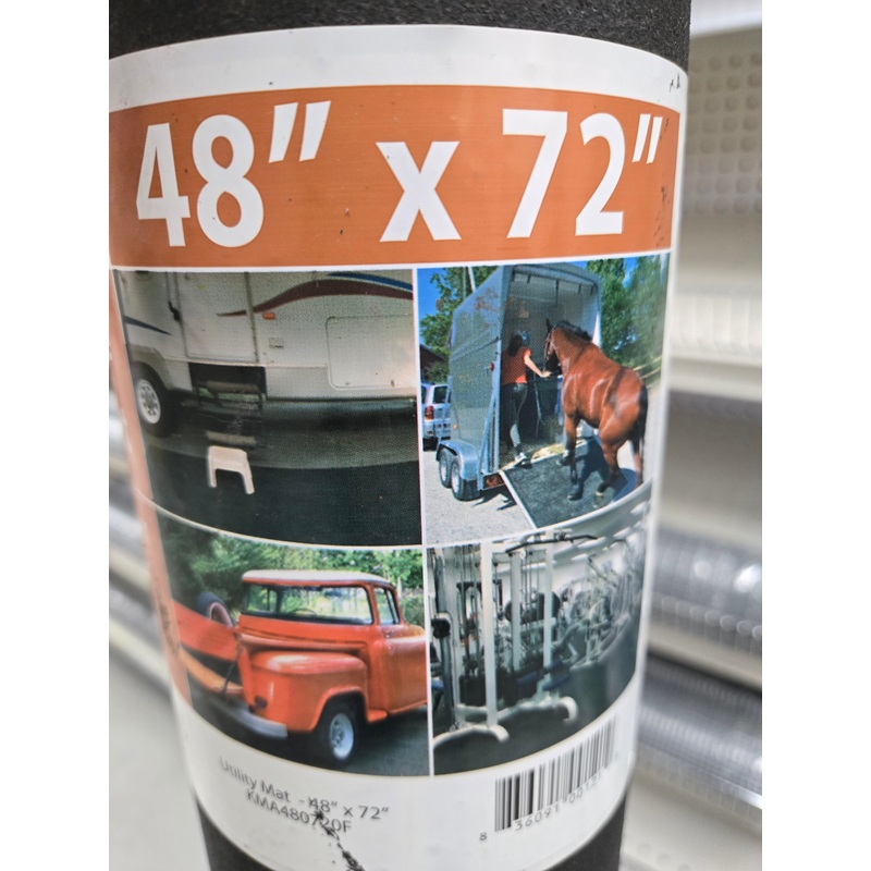 Utility Rubber Mat 48 x 72