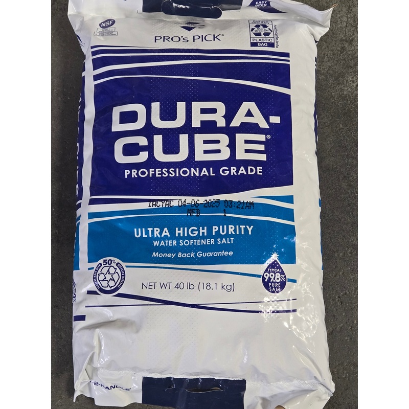 40 lb Dura-Cube Regular Softener and Safety Salt