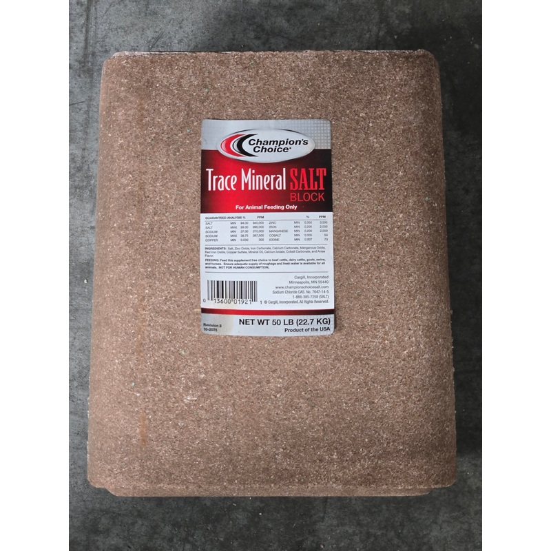 50 lb Trace Mineral Block