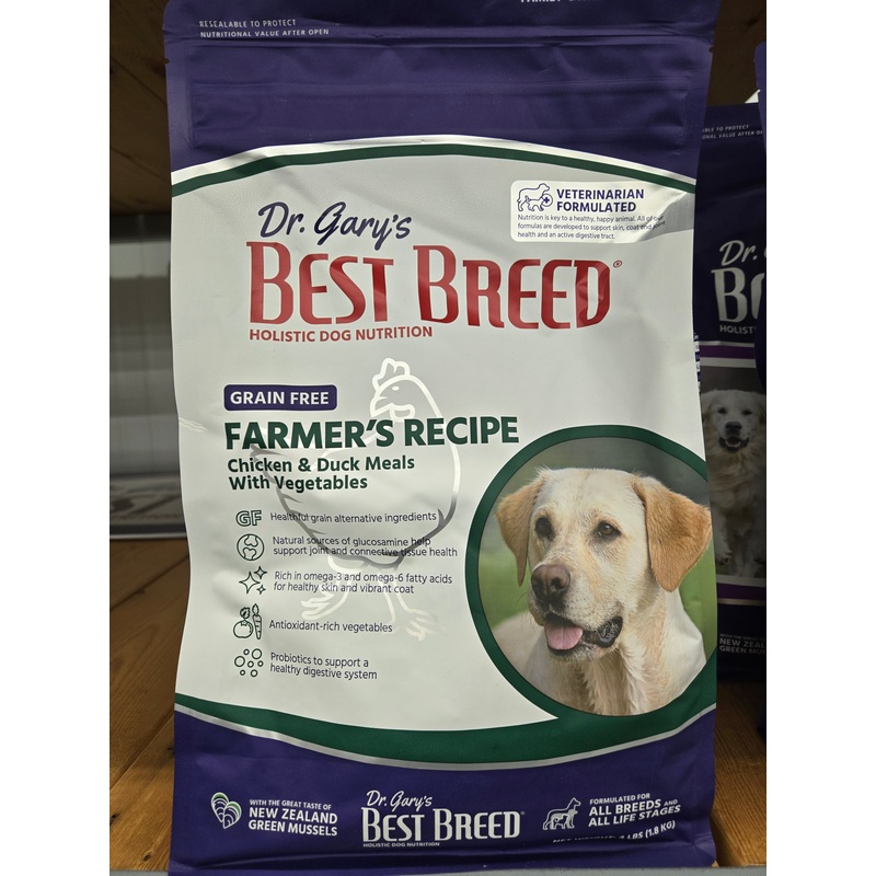 Best Breed 4# Grain-Free Farmers Dog Food (4 lbs)
