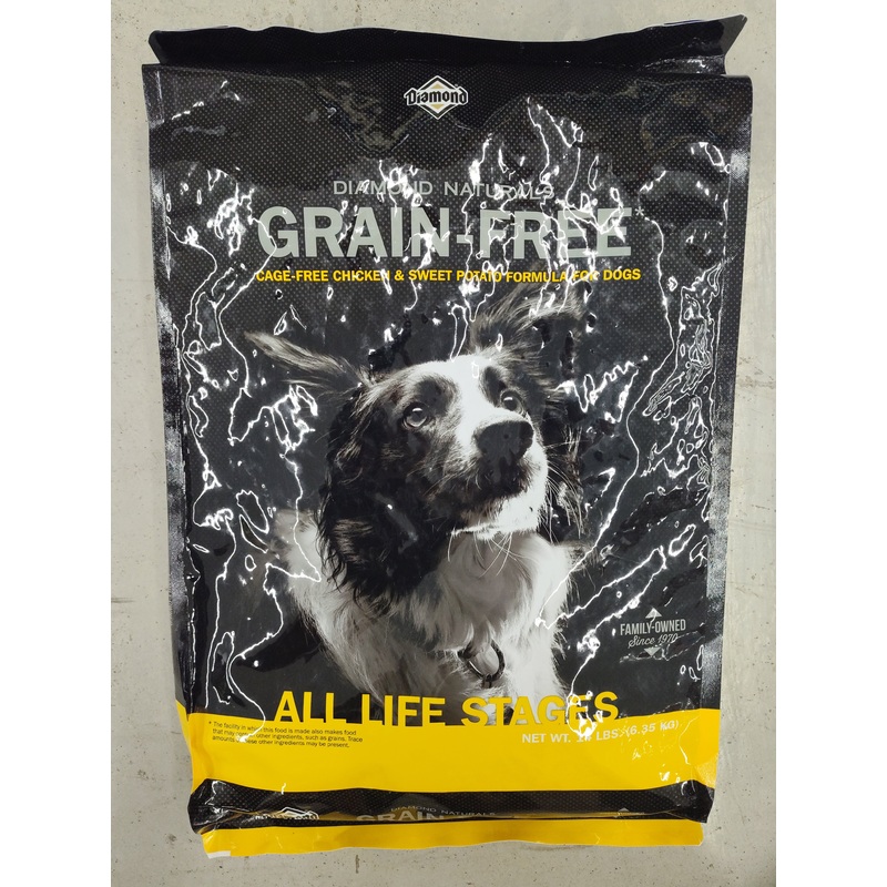 DIAMOND 14# GRAIN-FREE CHICKEN & SWEET POTATO DOG FOOD (14 lbs)