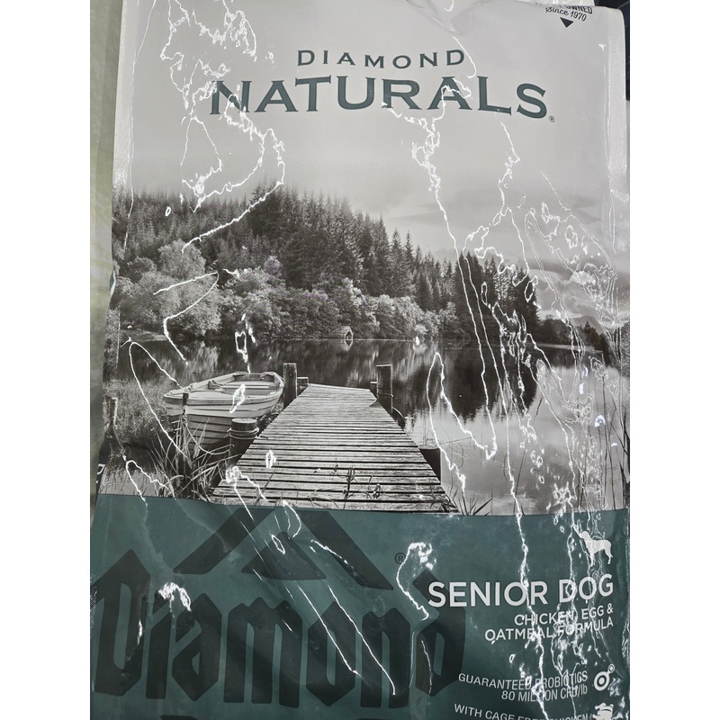 DIAMOND 18# Natural Senior Dog Food 8+ (18 lbs)