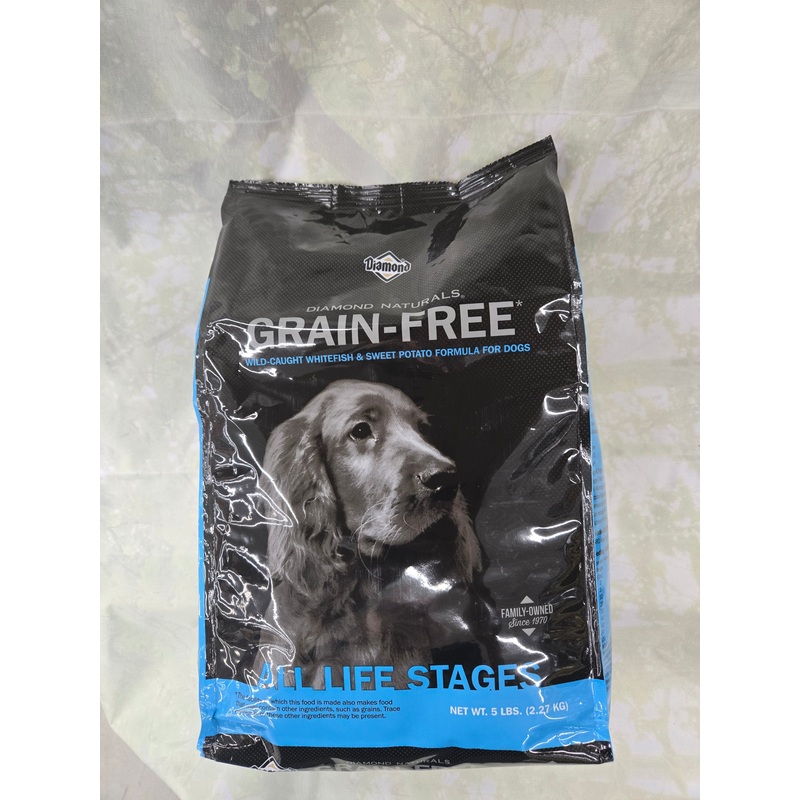 DIAMOND 5# Grain-Free Fish & Sweet Potato Dog Food (5 lbs)