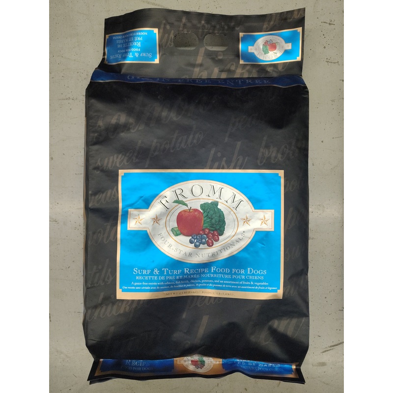 Fromm Surf & Turf Grain-Free Dog Food (12 lbs)