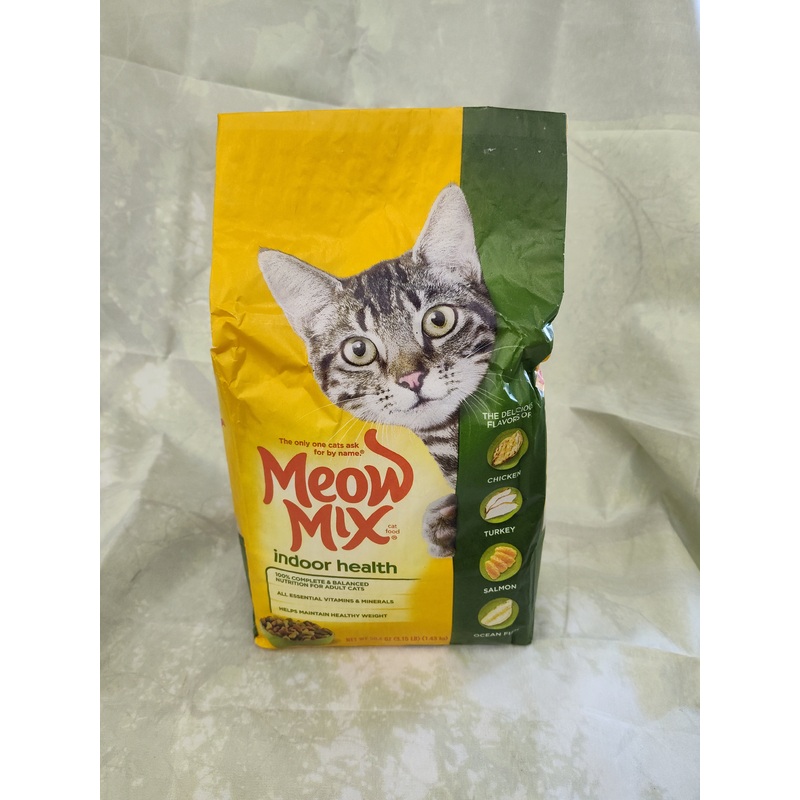 Meow Mix Indoor Cat Food, 3.15 lb