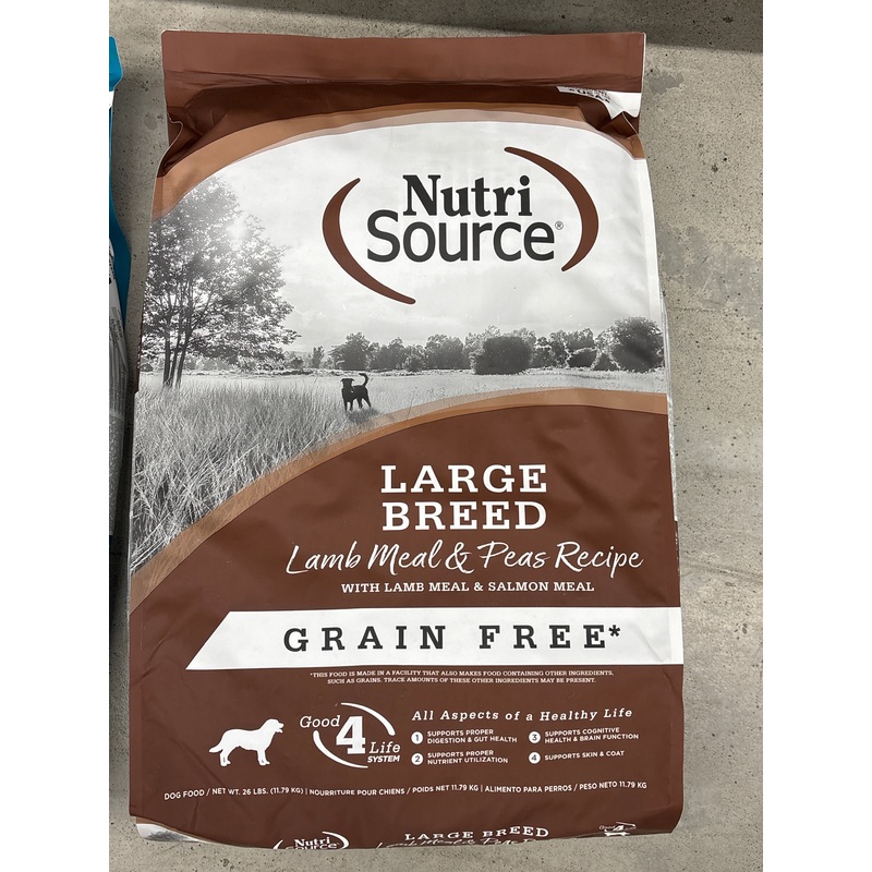 NS Large Breed Lamb Grain-Free Dog Food (26 lbs)