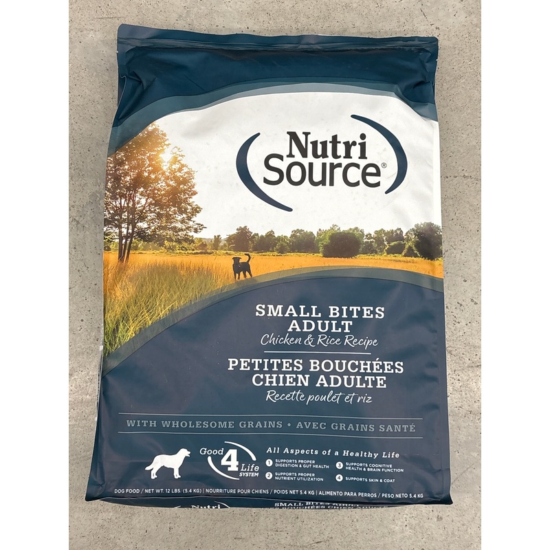 NutriSource Chicken & Rice Dog Food (12 lbs)