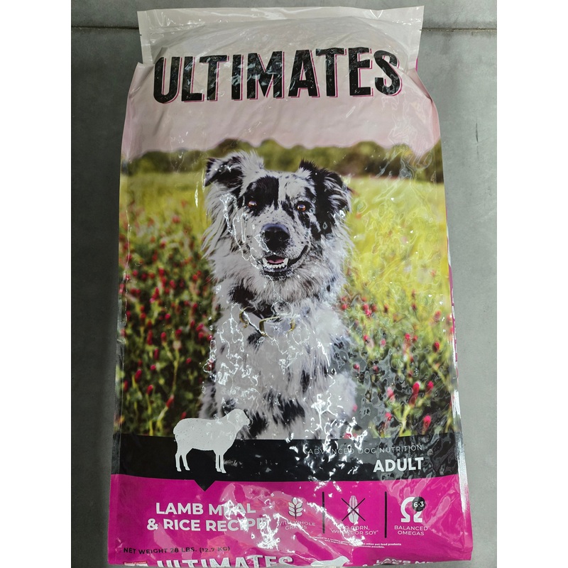 Ultimates Lamb and Rice Dog Food (28 lbs)