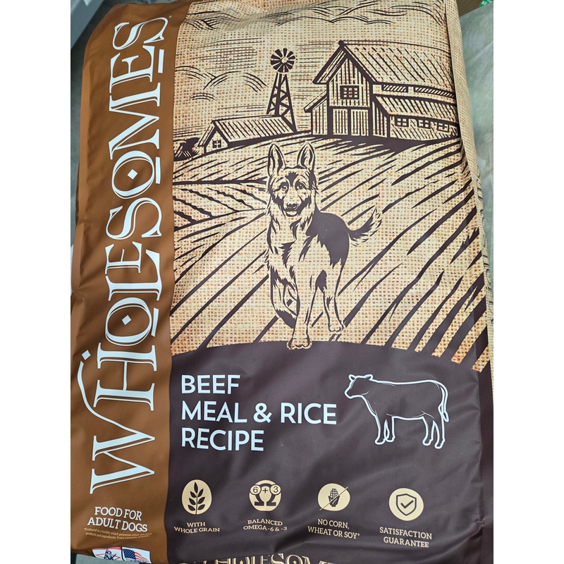 Wholesomes Beef and Rice Dog Food (40 lbs)