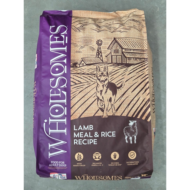 Wholesomes Lamb and Rice Dog Food (40 lbs)