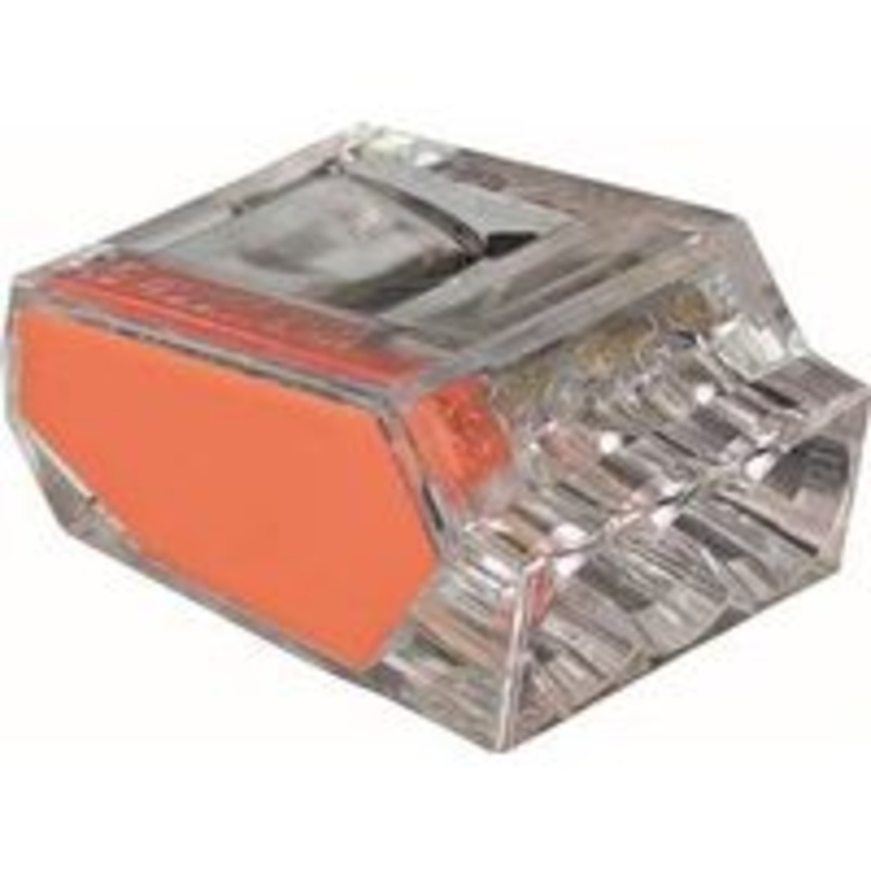 10-Pack 3-Port Push Connector