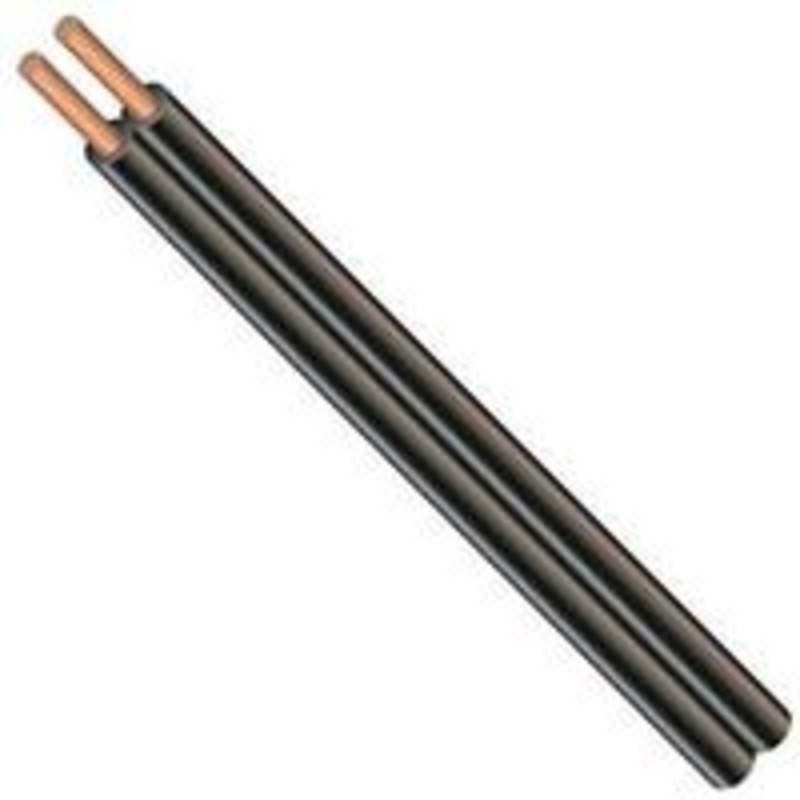 250′ 18/2 Black Lamp Cord (6.25 lbs)