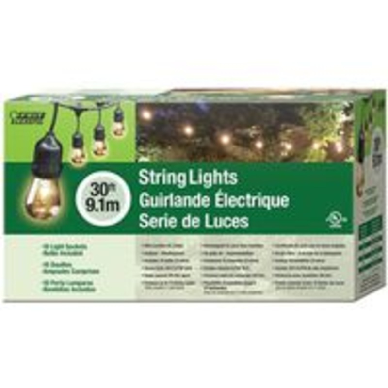 30FT Incandescent String Lights