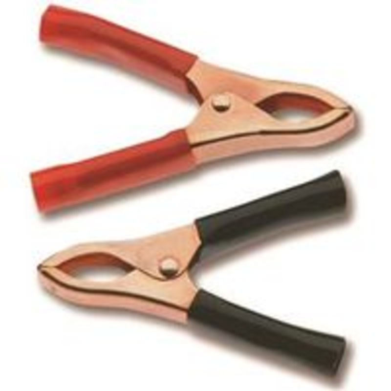 Clamp Battery Red/Black 10A