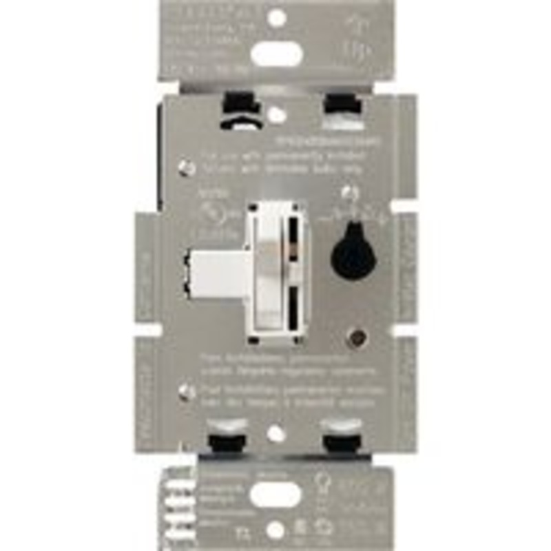 Dimmer Switch for CFL/LED, Toggle, 1-Pole, 3W
